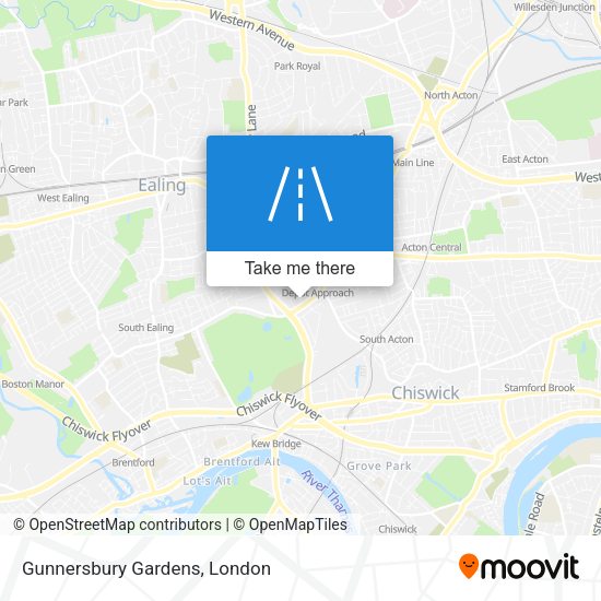 Gunnersbury Gardens map