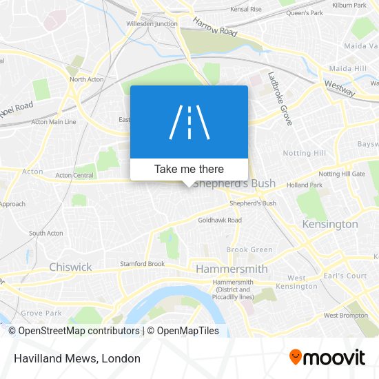 Havilland Mews map