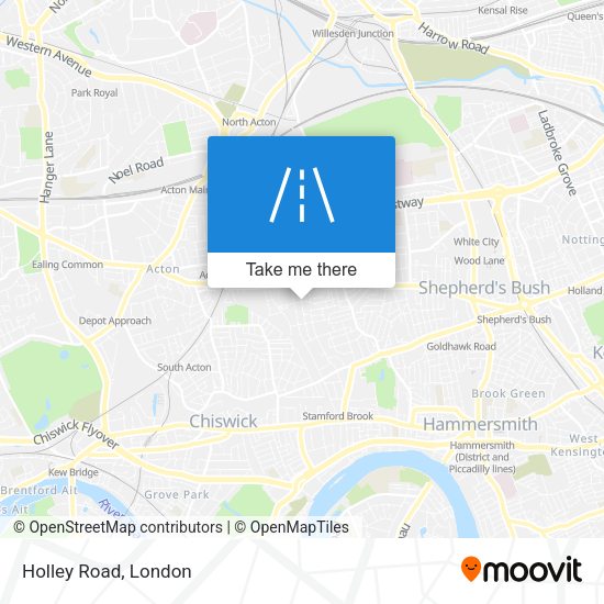 Holley Road map