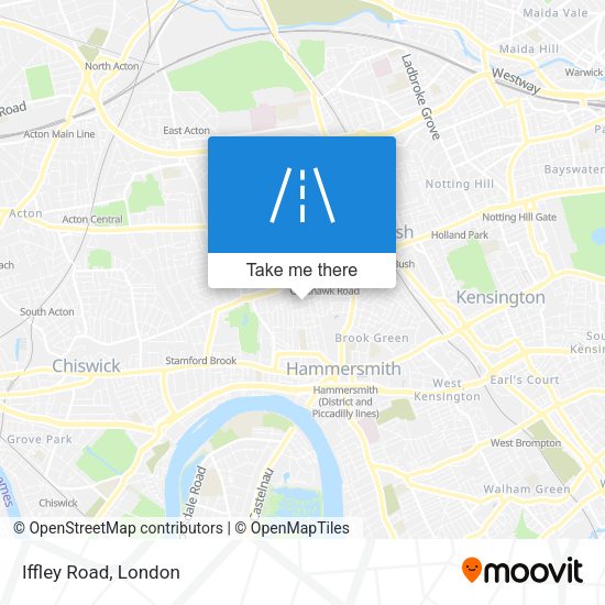 Iffley Road map
