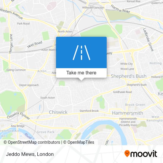 Jeddo Mews map