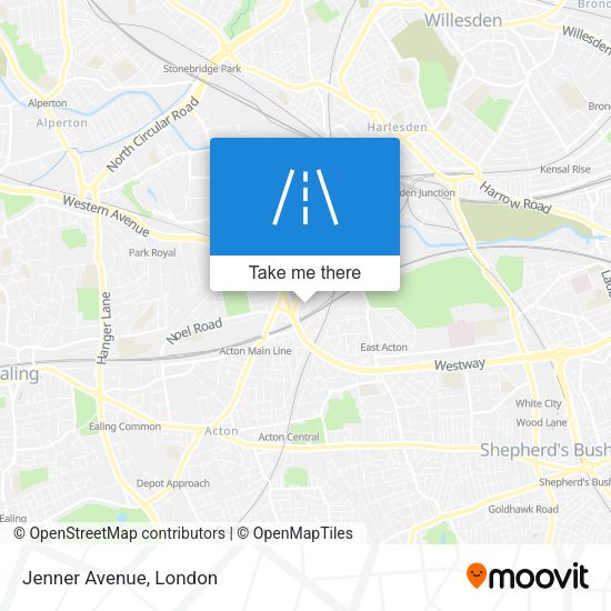 Jenner Avenue map