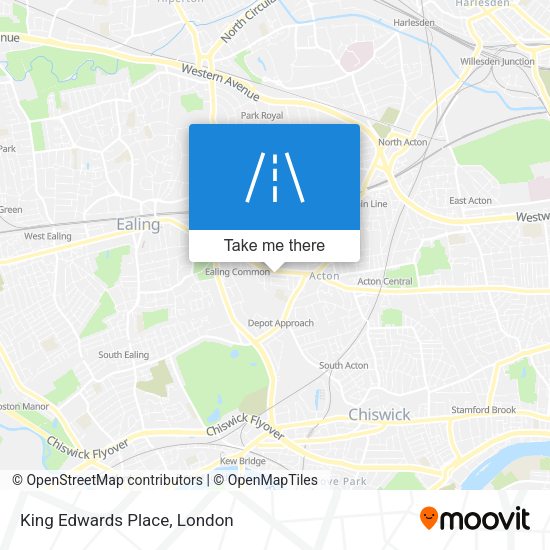 King Edwards Place map