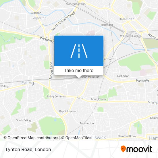Lynton Road map