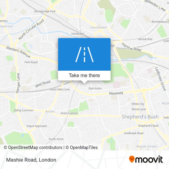 Mashie Road map