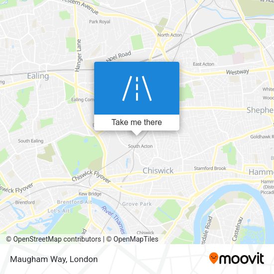 Maugham Way map
