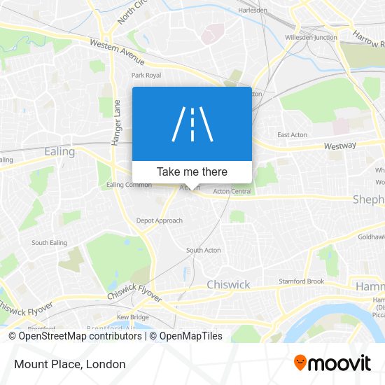 Mount Place map