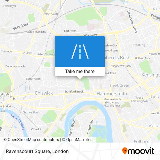 Ravenscourt Square map
