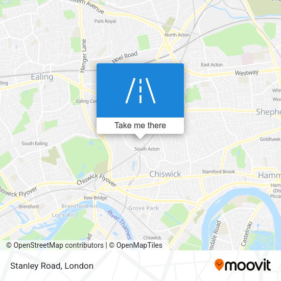 Stanley Road map