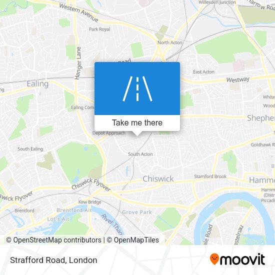 Strafford Road map