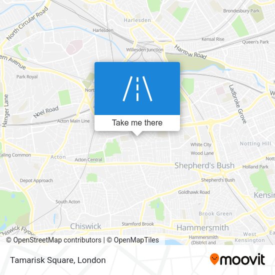 Tamarisk Square map