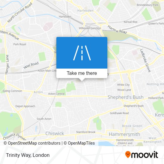 Trinity Way map