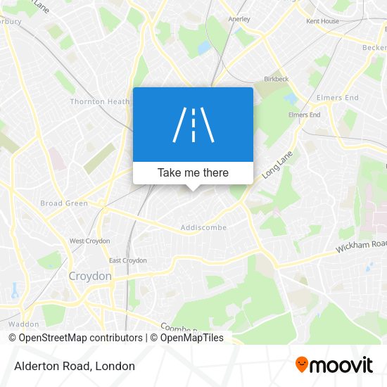 Alderton Road map