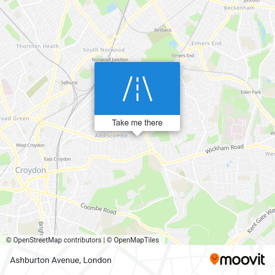 Ashburton Avenue map