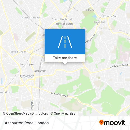 Ashburton Road map