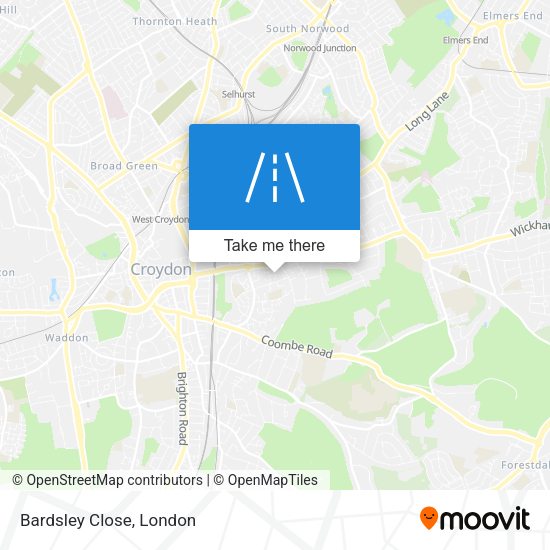 Bardsley Close map