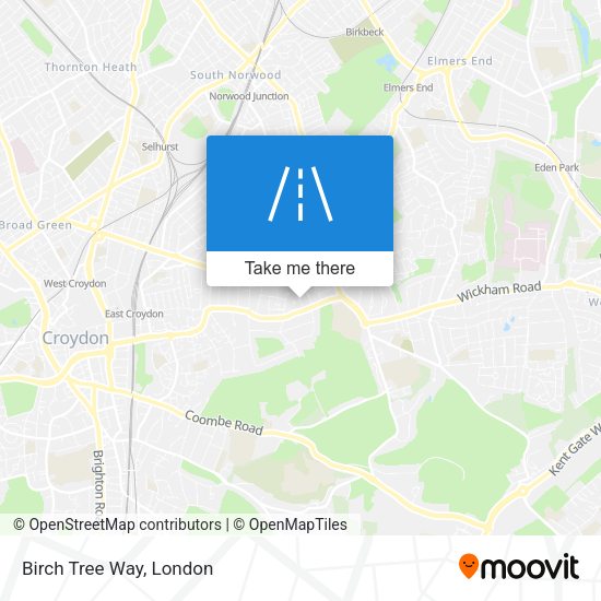 Birch Tree Way map