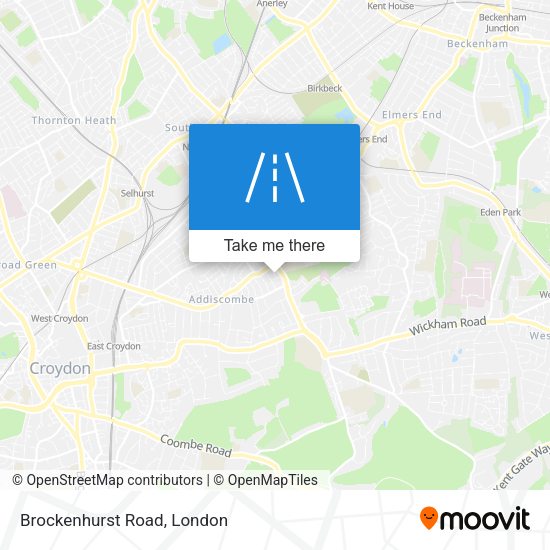 Brockenhurst Road map