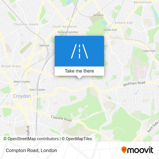 Compton Road map