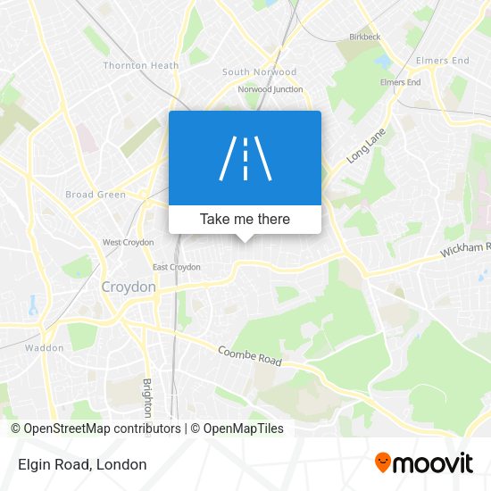Elgin Road map