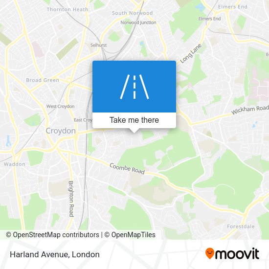 Harland Avenue map