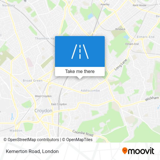 Kemerton Road map