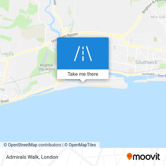 Admirals Walk map