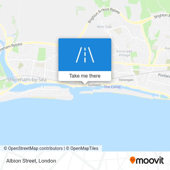 Albion Street map