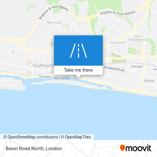 Basin Road North map