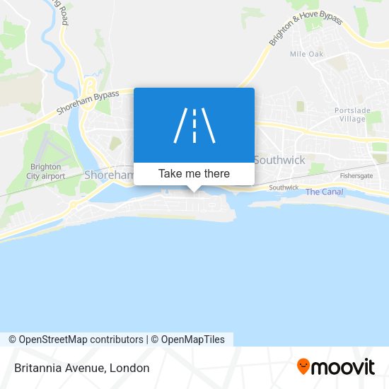 Britannia Avenue map