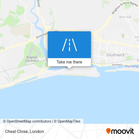 Cheal Close map