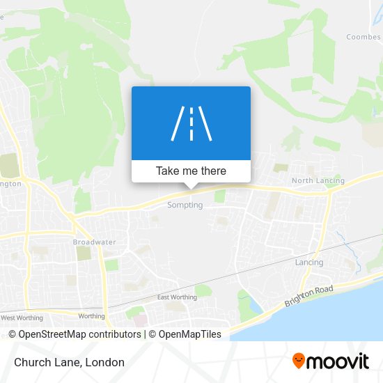 Church Lane map