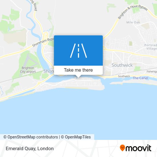 Emerald Quay map