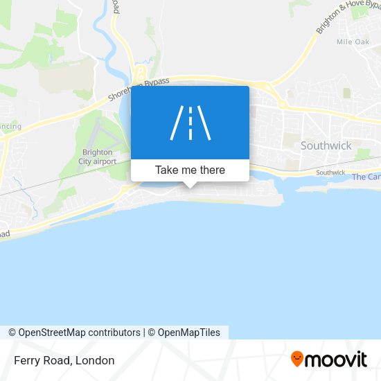 Ferry Road map