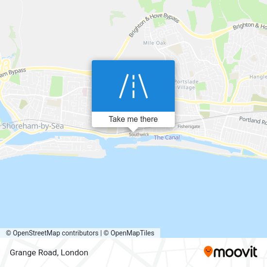 Grange Road map