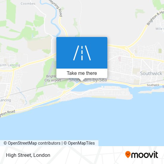 High Street map