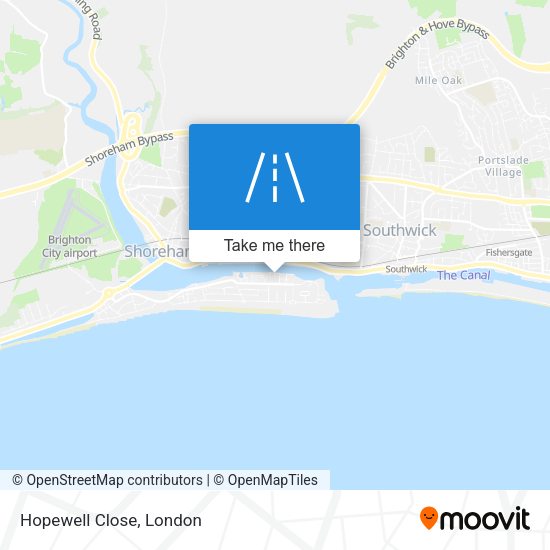Hopewell Close map
