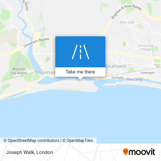 Joseph Walk map