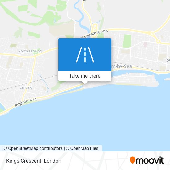 Kings Crescent map