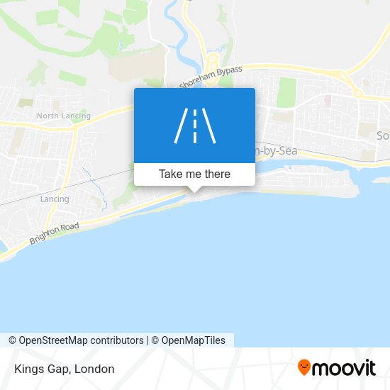 Kings Gap map