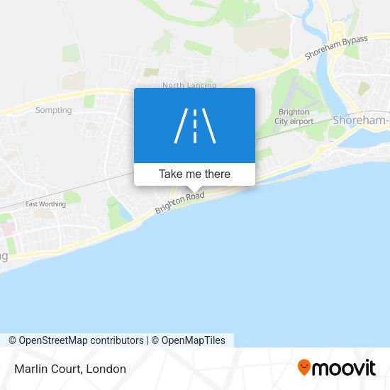 Marlin Court map