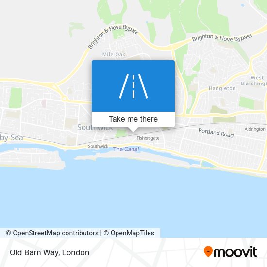 Old Barn Way map