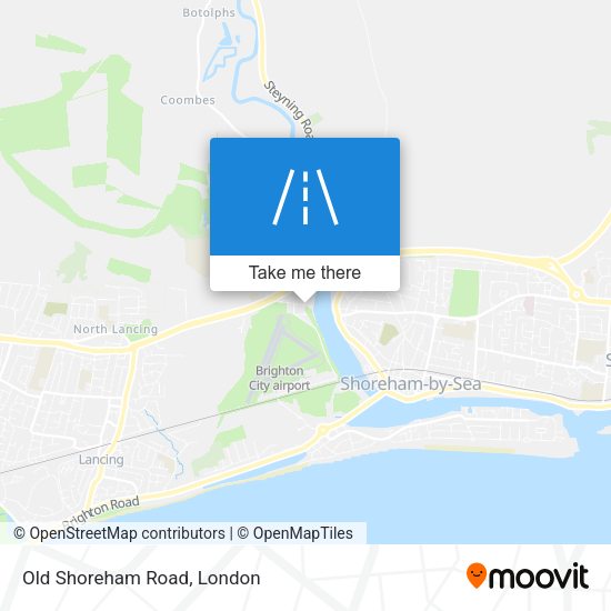 Old Shoreham Road map
