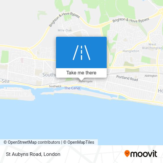 St Aubyns Road map