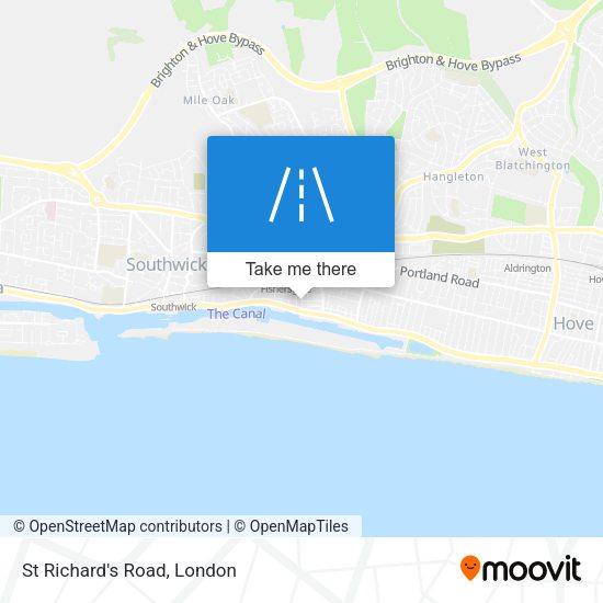 St Richard's Road map