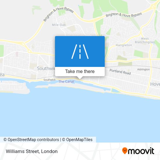 Williams Street map