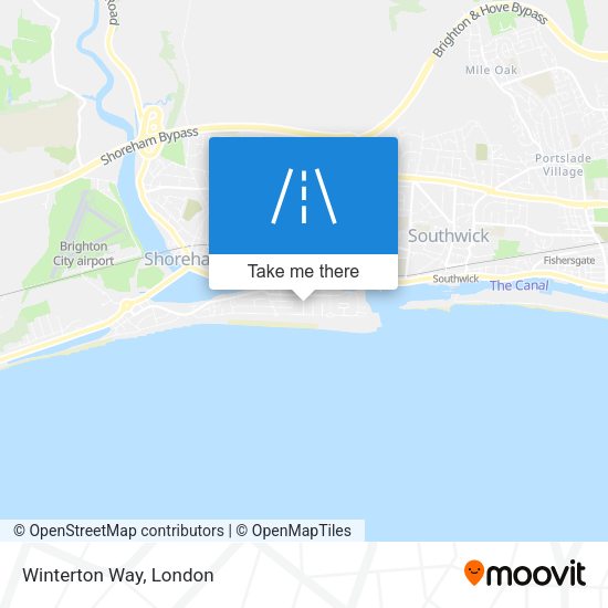Winterton Way map