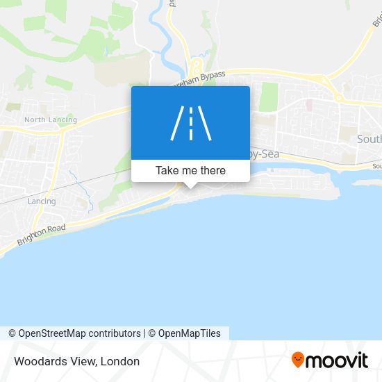 Woodards View map