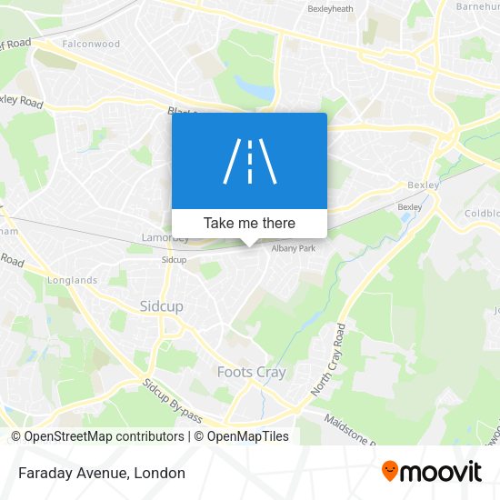 Faraday Avenue map