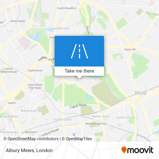 Albury Mews map